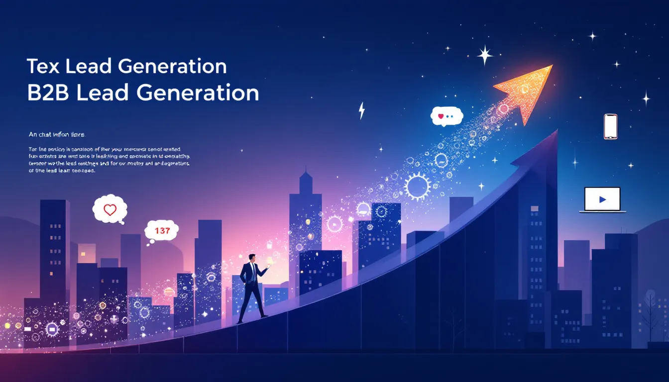 Graphique montrant l'importance de la génération de leads pour les entreprises.