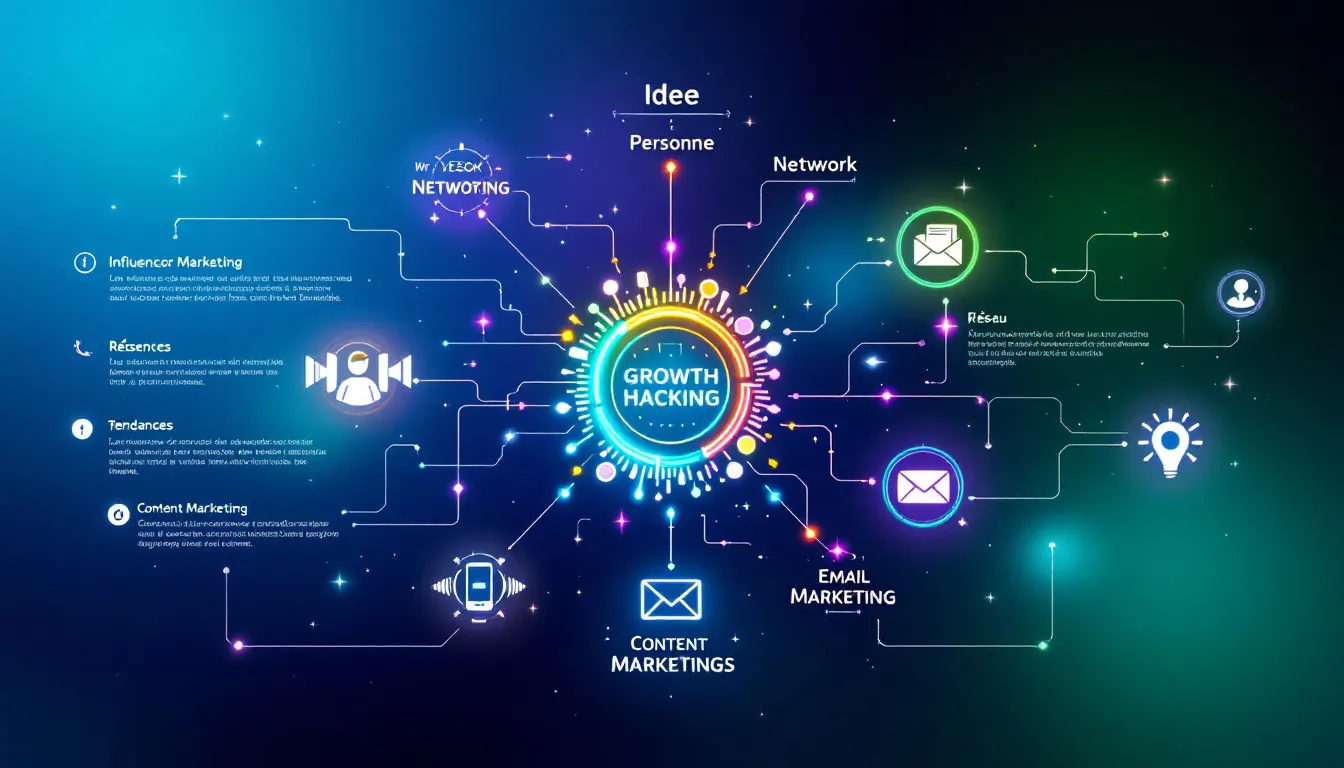 Techniques efficaces de growth hacking avec des exemples visuels.